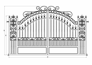 Garden gate Chantilly