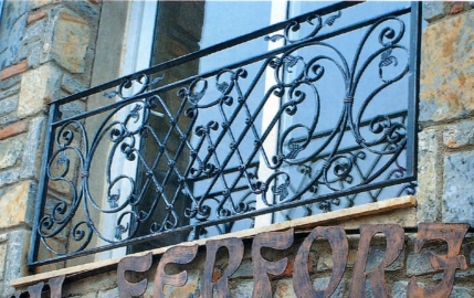 Wrought iron fence Tosca photo