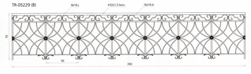 Wrought iron fence Chantilly