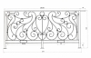 Wrought iron fence Olympie